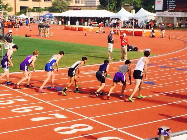 He is off!  Let's go!