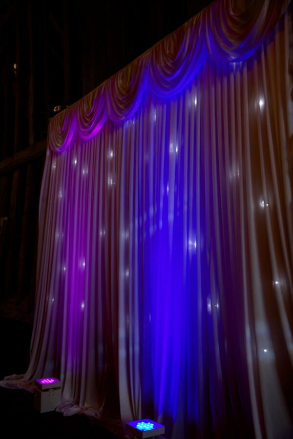 lxcomms's tweet image. Add a bit of colour to our Pole and Drape with our battery powered LED uplighters