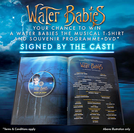 WaterBabiesLDN's tweet photo. Your chance to #WIN a t-shirt and signed programme with @WaterBabiesLDN @CurveLeicester. Follow + Retweet to enter http://t.co/TSUPCNwUn8