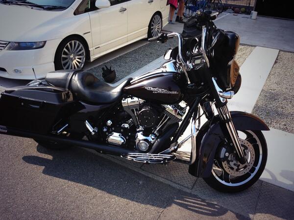 hayaken4's tweet photo. このステップボードとフロントフォークの感じが！ちょこちょこイジってます。 http://t.co/ThVaINbztI