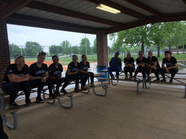 Rain delay in Hendersonville