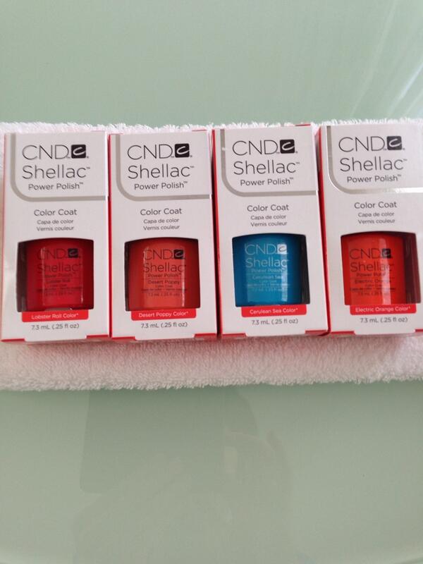 Four new Shellac colours to add to my CND colour collection for beautiful fingers and toes 07860682712