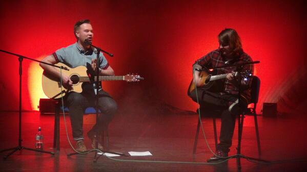 MusicUEL's tweet photo. Michael @ThatsJustMike and Kieran Howells Mayfest UEL 2014. 1st of a few photo's from Mayfest UEL2014 More Soon http://t.co/cQtSLNAnMx