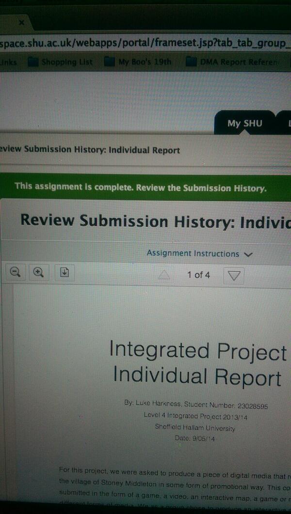 luke_harkness's tweet image. Final submission uploaded! First year finished! #FirstYear #LastAssignment
