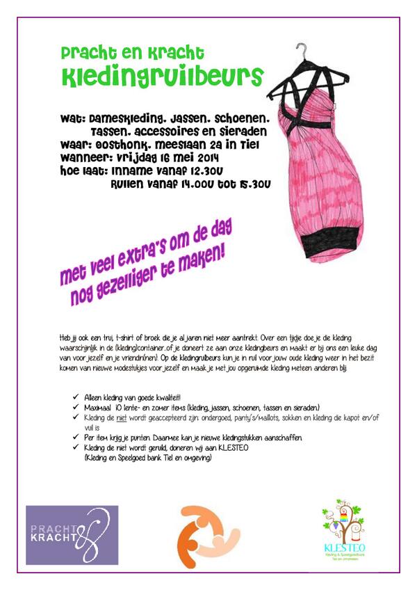 Kledingruilen kan vrijdag 16 mei! Bij het Oosthonk in Tiel Oost. Samen met <a href="/DynamiekTiel/">Dynamiek-Tiel</a>