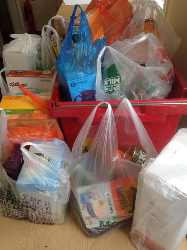 <a href="/EatOrHeat/">Eat or Heat Foodbank</a> <a href="/Natdimaggio/">NatE17</a> Another great collection of food and other essentials from LBWF Town Hall staff.