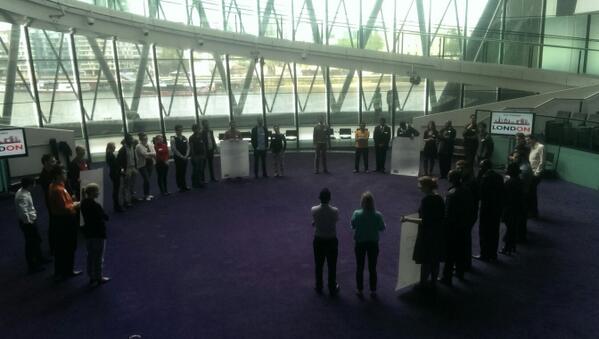 Part 2 this afternoon at City Hall supporting <a href="/MayorofLondon/">Mayor of London, Sadiq Khan</a> Low Carbon Entrepreneur
