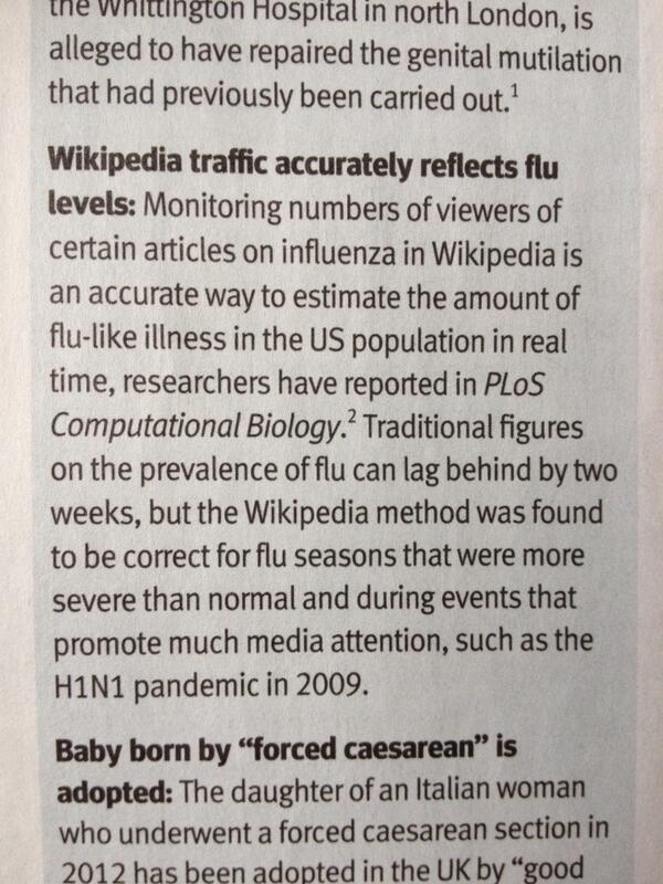 Interesting real time epidemiology from <a href="/bmj_latest/">The BMJ</a>