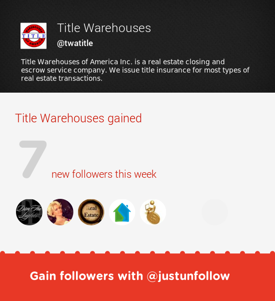 twatitle's tweet image. Fab tweeps @TOPBRASSVODKA @SarahElles @RealtyInd2day &amp;amp; more followed me. Grow with justunfollow.com/?r=twp