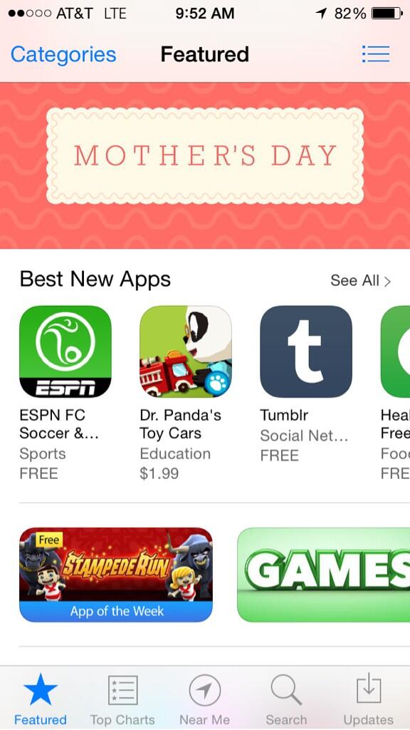 lbl's tweet image. ESPN FC - Best New App Promo! Get it at es.pn/fcapp Oh and don't forget Mother's Day!!