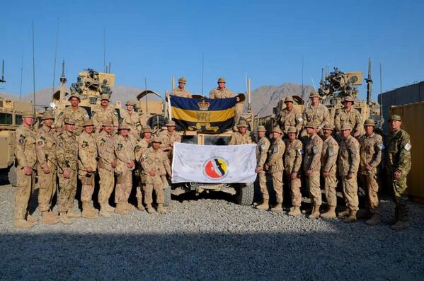 CAPChief's tweet photo. Today we pay respect to the 40,000 Canadian heroes who served in Afghanistan.  Day of Honour“ CAP Flag in Afghanistan http://t.co/llmKFwVizz