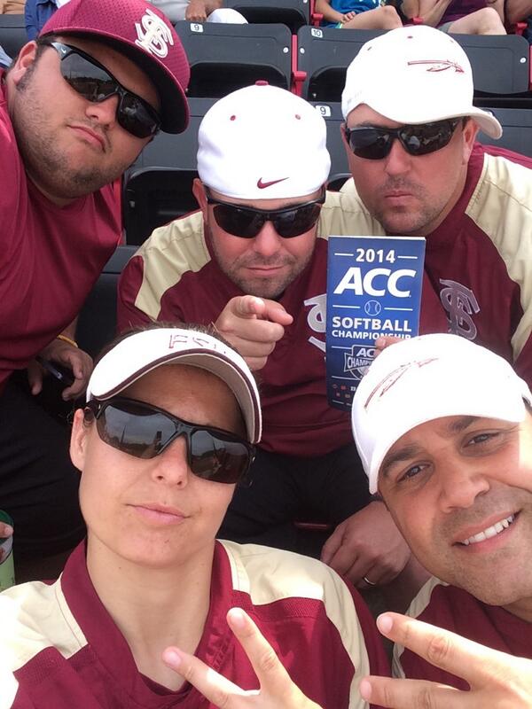 <a href="/ACCsoftball/">ACC Softball</a> #ACCSB @plsuarez63 <a href="/alsanto15/">Antonio Santiago</a> @FSU_CoachSnider <a href="/FSU_CoachWilson/">Travis Wilson</a>