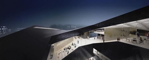 SAFA_finland's tweet photo. Esa Ruskeepää &amp; design team's proposal selected for the final stage of the German Bildungshaus Wolfsburg competition! http://t.co/6sFqIftch3