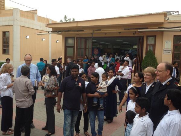 GeneralAndreCox's tweet photo. Following the delightful ecumenical worship meeting here in Kuwait it was a pleasure to chat with local Christians. http://t.co/4I6514srRN