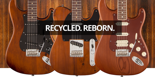 Fender's tweet photo. Recycled. Reborn. http://t.co/Ps1N2j3POU http://t.co/i0QfGKCGaT