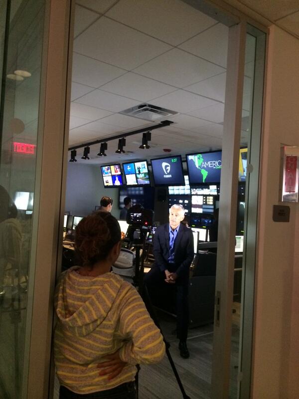 BEHIND THE SCENES: @jorgeramosnews in action! Watch AMERICA Tuesday at 10p on @ThisIsFusion #ThisIsAMERICA
