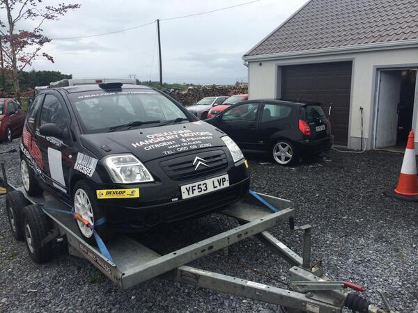osullivanmotors's tweet photo. Recce and Rally car ready for carlow @Carlowstages @NRC_Stages @Pa_h123 http://t.co/1e4CSz39Y5