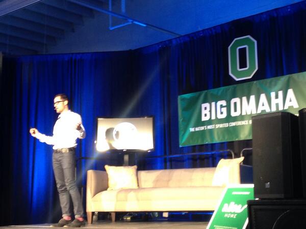 Evan at #BigOmaha