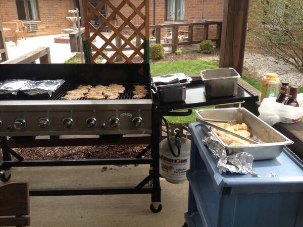 It's a great day to grill outside!!! Thanks to all the wonderful nurses we have! #NationalNursesWeek