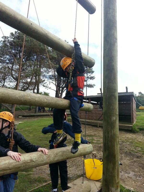 year7trip's tweet photo. Tom climbs jacobs ladder earlier today. #jacobschallenge http://t.co/2yyYSAVDan