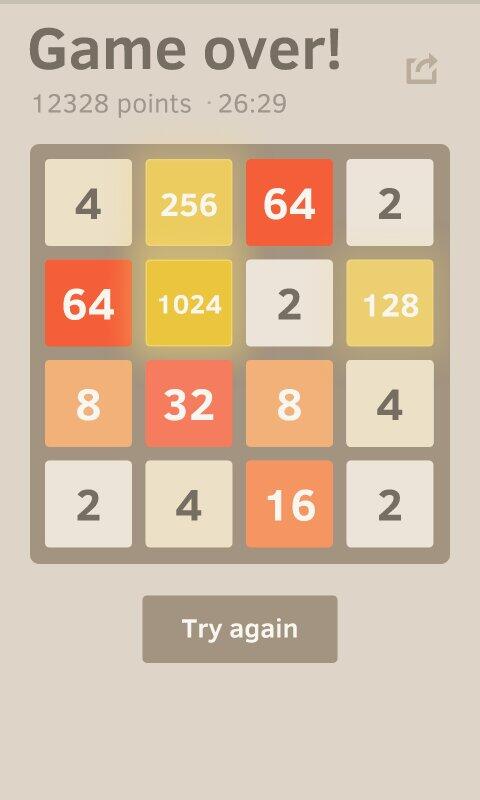sanrodari's tweet photo. I just scored 12328 points at 2048, a game where you join numbers to score high! http://t.co/vMiKJzUqb9 http://t.co/wWMb3I2ZuM