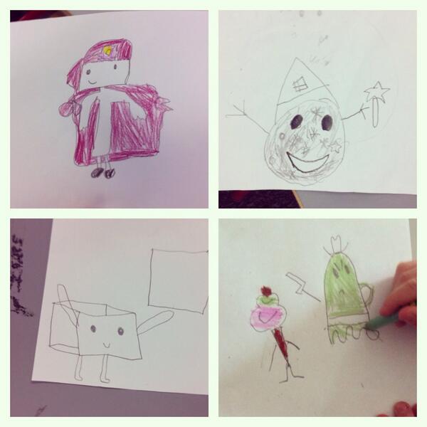 RumbleTumbleApp's tweet image. Out first fan art! Kids in Kildangan National School drew us their favourite characters! Makes it all worthwhile ❤️