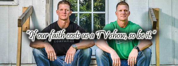 BenhamBros's tweet photo. @DavidDBenham @JasonBBenham ... We support you guys! #HGTV #Christian #Freedomofspeech http://t.co/0nnFBcPlhF