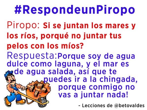 Para que todas las morritas aprendan a defenderse! jajaja #RespondeunPiropo