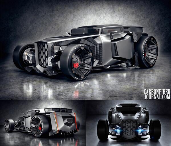 This Lamborghini Rat Rod concept is a must see! More here: thecarbonfiberjournal.com/?p=2341  #carbonfiber #composites