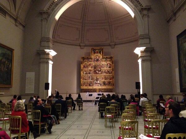 #Music from the Georgian era is about to start in the Raphael Gallery. Come on down! Admission free #WilliamKent