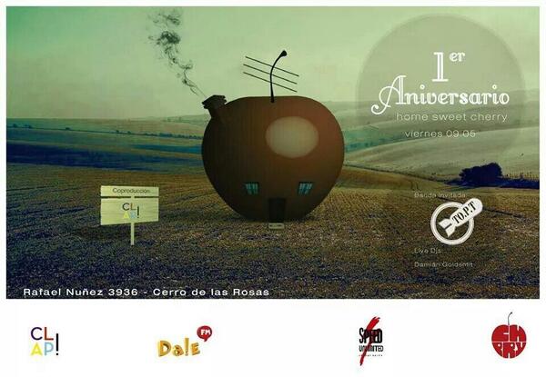 @TOPTMUSIC &amp; <a href="/damiangoldsmit/">Damian Goldsmit</a> en el 1er. Aniversario de <a href="/Cherry_cba/">Cherry Club</a> ► Vie.09.May #NocheCordoba #felizcumplecherry