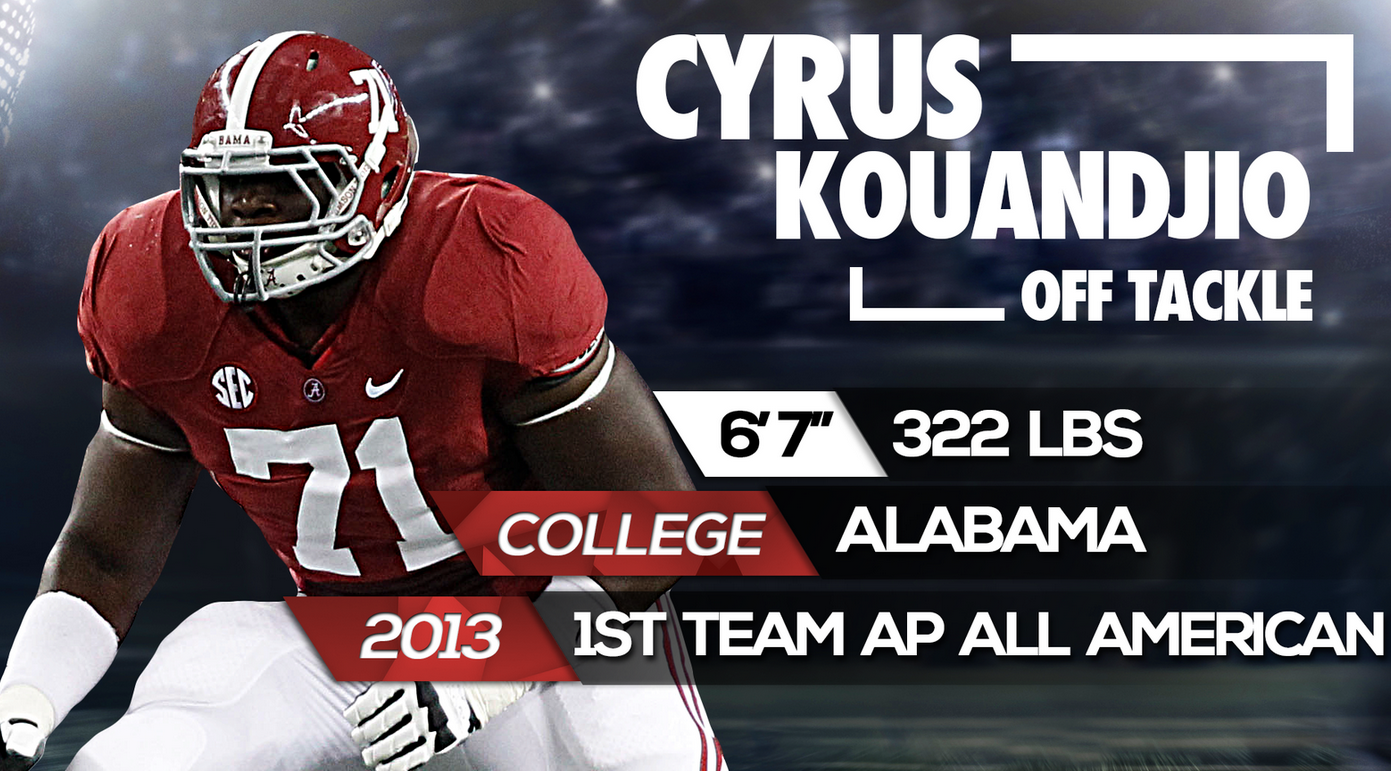 Bills Draft OT Kouandjio with 44th Pick -- Scouting Report Here
