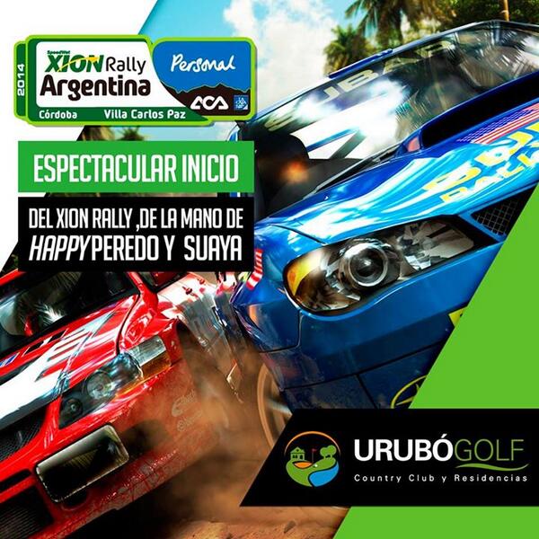 Gran Inicio de Happy Peredo en el ¡XION RALLY ARGENTINA 2014! #urubogolf #happyperedo #apoyandoeldeporte