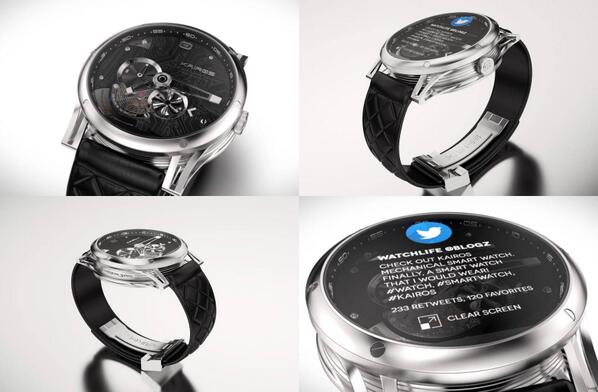 The Kairos Smartwatch is an amazing inspiration for Apple's iWatch. Transparent OLED FTW! kairoswatches.com