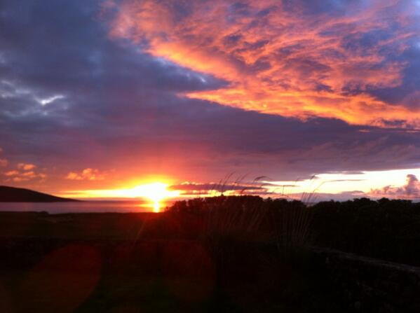 A typical Scarista sunset