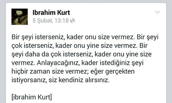 Bir şeyi eğer gerçekten istiyorsan gelmesini beklemezsin, kendin alırsın...