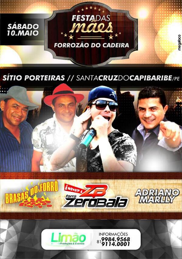 Festeiro1's tweet photo. #Sabadão10 @BrasasDoForro + @ForroZeroBala_ + #AdrianoMarlly Local:ForróNoSítio,Santa Cruz Do Capibaribe/PE #éBRASAS http://t.co/SGbKjMGekH
