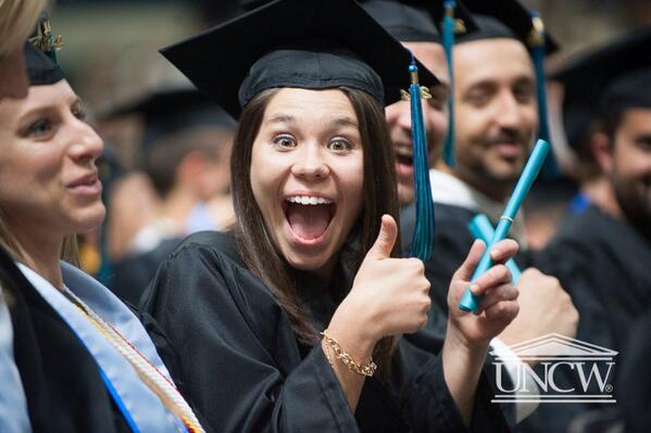 UNCWilmington's tweet photo. “You have to believe in yourself. That’s the secret of success.” ~ Charles Chaplin #UNCW2014 http://t.co/mAyoBegumU