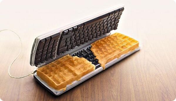 Weblate's tweet photo. Keyboard waffles !! http://t.co/6tzH9tSfMw
