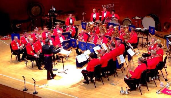 Corpsarmymusic's tweet photo. #brassbands with the Band of The King's @KingsDivBand #ebbc2014 http://t.co/jXKAO3TVCW