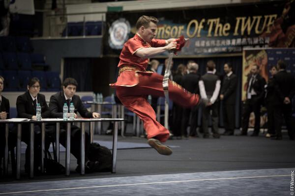FFWushu's tweet photo. EWC_2014 / Daoshu optionnel senior : Maxime Frankinet manque de peu la 3e marche du podium avec une note de 9,47 http://t.co/JrGUKtEXdh
