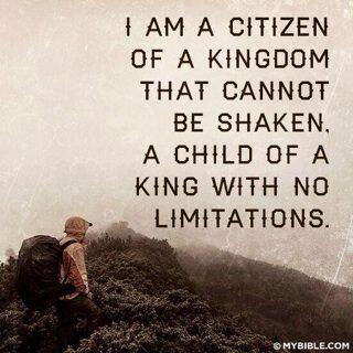 SonGear's tweet image. I am a citizen of a kingdom that cannot be shaken. A child of a king with no limitations.