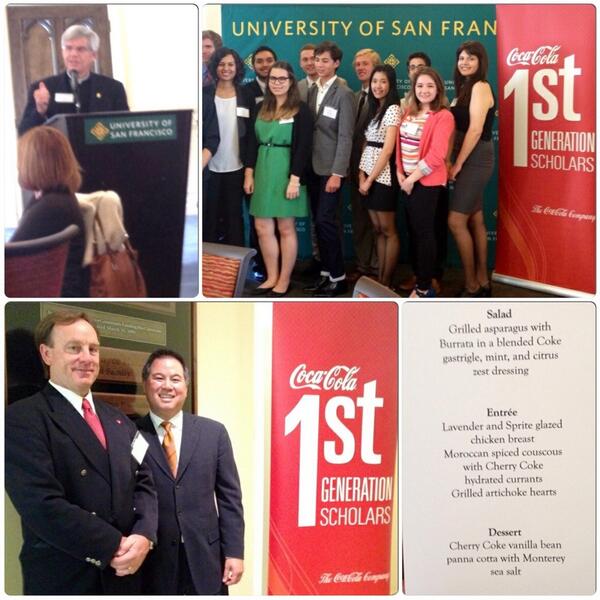 Claudia__Lopez's tweet image. Asm. @PhilTing joined @CocaColaCo 1st Generation #USF Scholars today. #education #firstgenerationstudent #SF