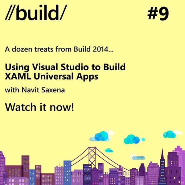 VisualStudio's tweet photo. Encore! Using Visual Studio to Build XAML Converged Apps - http://t.co/CSi811DJX4 - #Build2014 video replay. http://t.co/zwWN7DvgEE