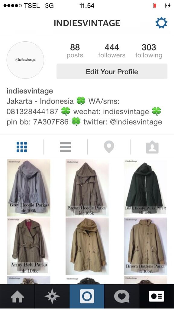 indiesvintage's tweet photo. Angka post, follower dan followingnya ig indiesvintage lagi cantik banget :D http://t.co/GEfH9ldg0Y