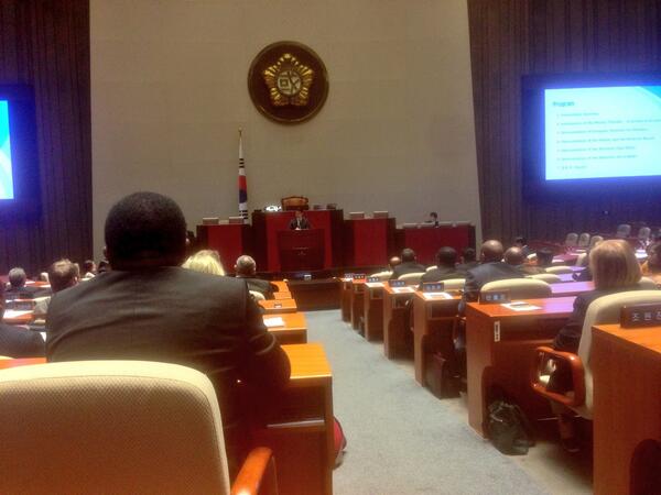 abidifactor's tweet image. The main Plenary Chamber of the Korean NA. #wepc2014