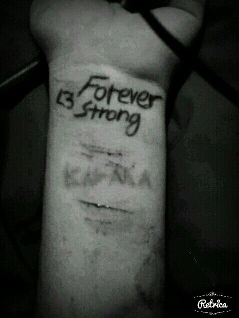 Sierra_Hail02's tweet photo. Not the first time I've done it... But I'll always be Forever Strong. <3 http://t.co/3PMm6ZL8N1