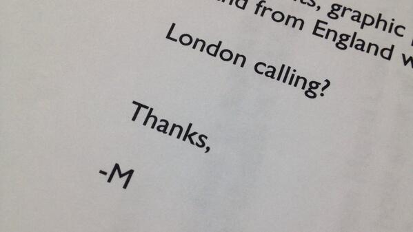 RubinaD's tweet image. My boss is M and I am 007. 😂 #sofunny #bestnote #werefromMI6