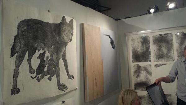 xartfair's tweet photo. @onemilegallery at #selectnyc! http://t.co/Q9kHI2vxiL
