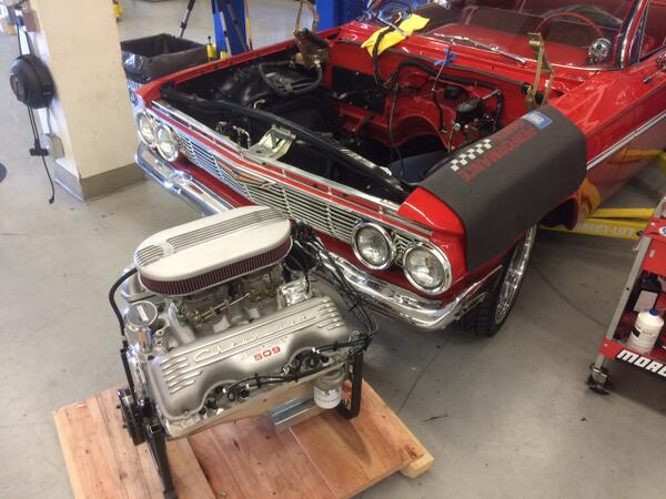 streetrodder's tweet photo. #Shafiroff built #WorldProducts aluminum 509 in #Whead. Your favorite #348chevy or #409chevy? http://t.co/CijGZqtYfB http://t.co/eozgkkavnG